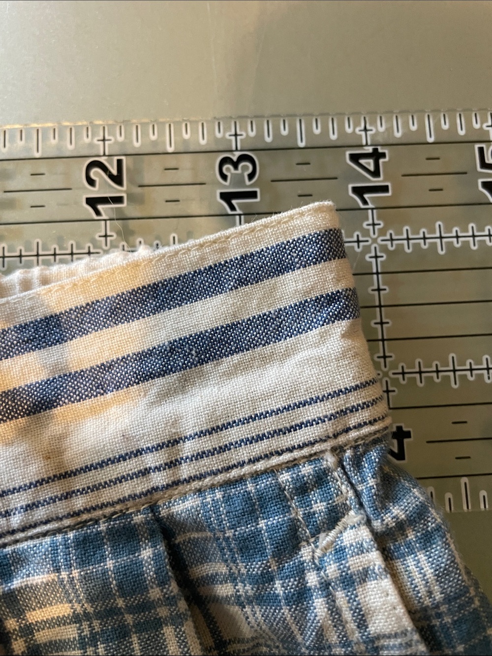 Vintage Button-Front Patchwork Maxi Skirt in Red, Blue, and White - Picture 5 of 7